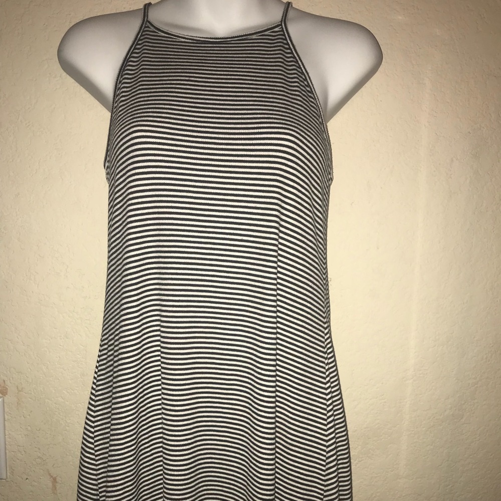 B&W striped dress
